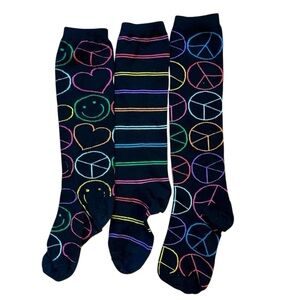 4/$25 LittleMissMatched knee high socks pair of 3